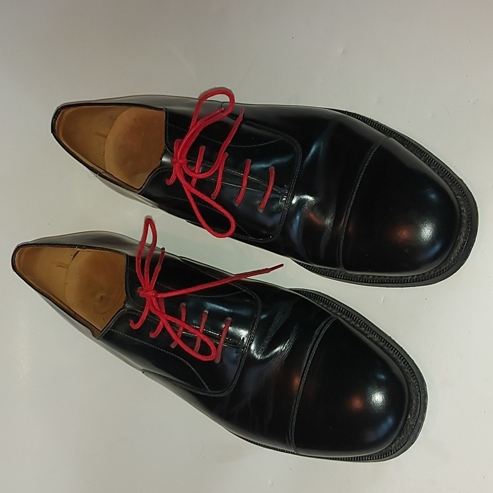Church's shoes,  style concel, handmade black leather,  UK 9.5 G, good condition